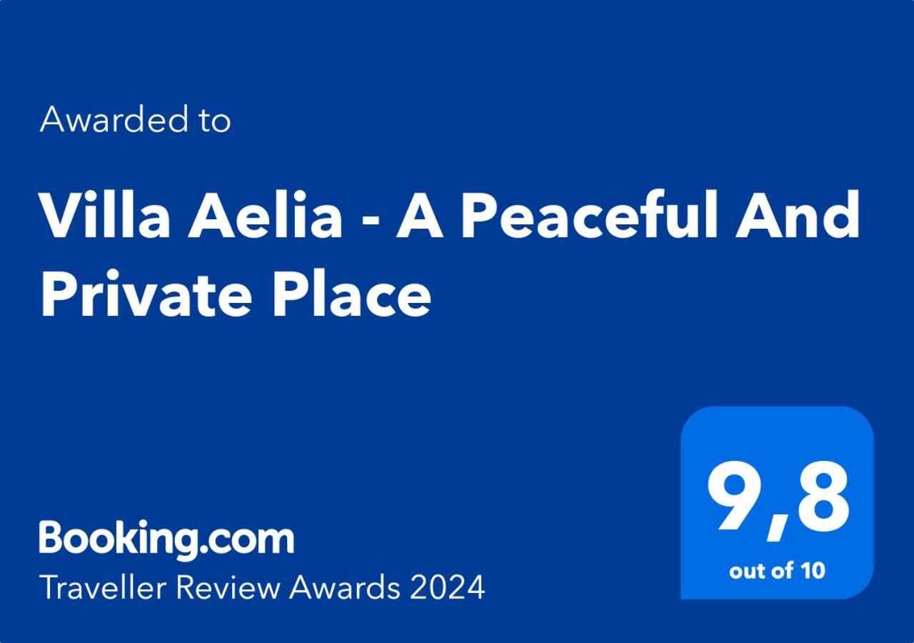 Villa Aelia - A Peaceful And Private Place 아르고스톨리온 외부 사진
